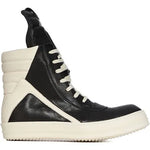 Rick Owens Geobasket Leather High-Top Sneakers Black