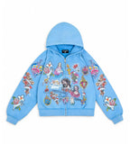 Righteous Risen King Cropped SET Blue
