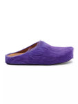 Marni Fussbett Calf Hair Sabots Light Violet