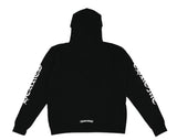 Chrome Hearts Vertical Logo Zip Up Hoodie Black