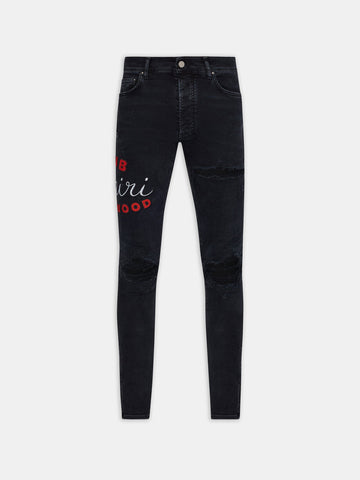 Amiri Club MX1 Jeans Dusk Black