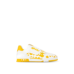 LV x Yayoi Kusama Trainer White Yellow