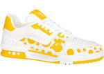 LV x Yayoi Kusama Trainer White Yellow