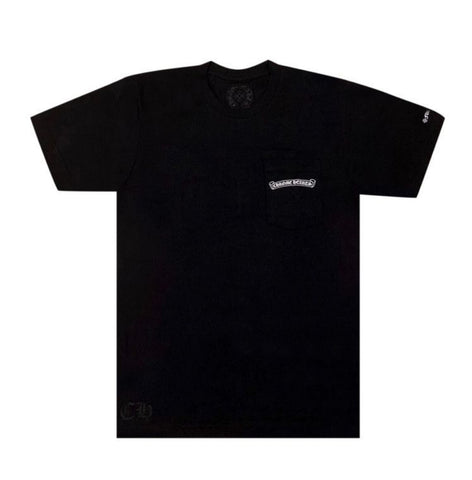 Chrome Hearts Scroll Logo Tee Black
