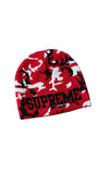 Supreme Beanie Camo Red