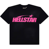 Hellstar Clasic T-shirt Black/Pink (Gel Print)
