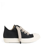 Rick Owens DRKSHDW Jumbolace Low Sneaks Black Milk
