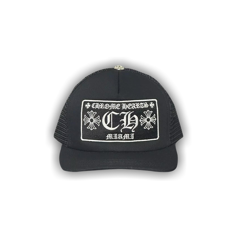 Chrome Hearts Miami Trucker Hat Black