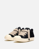Rick Owens Jumbo Laced Low Black Milk Pony Hair