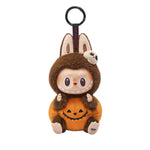 Labubu Happy Halloween Party Series-Sitting Pumpkin Vinyl Plush Pendant