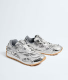 Bottega Veneta Orbit Sneaker Silver / White / Optic