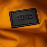 Goyard Black Goyardine Coated Canvas and Leather Boeing 25 Trousse Clutch