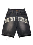 Bottega Desires DENIM SHORTS (BLACK)