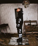 Matiere De Desirs Encore Trashed Hoodie + Baggy Sweatpants Black