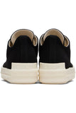 RICK OWEN DRKSHDW BLACK CONCORDIANS LOW SNEAKERS (PRE-OWNED) CC