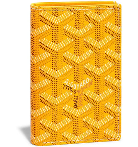Goyard Yellow Saint Pierre Card Holder