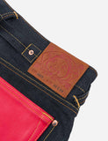 EVISU BOLD SEAGULL PRINT CARROT FIT JEANS #2017