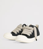 Rick Owens DRKSHDW Jumbolace Low Sneaks Black Milk