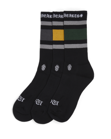 Chrome Hearts Sport Socks Black Green