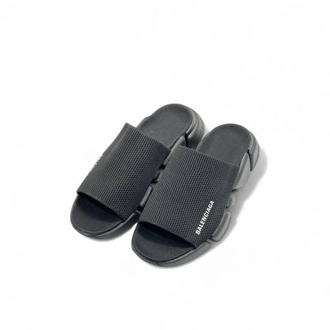 Balenciaga Black Tech Slides