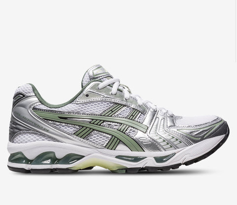 Asics White Pure Silver Slate Grey