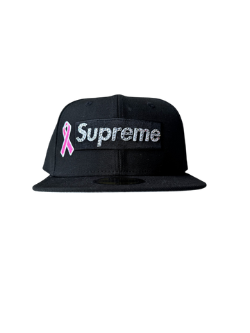 Supreme Breast Cancer Awareness Box Logo New Era Rhinestone