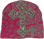 Billionaire Dreams Spider Web Beanie Light Pink/Pink