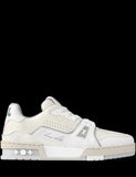 Louis Vuitton White Signature Logo Trainer Sneakers - Size LV 8.5 / US 10