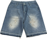 Billionaire Dreams Miniature Cross Blue Jorts
