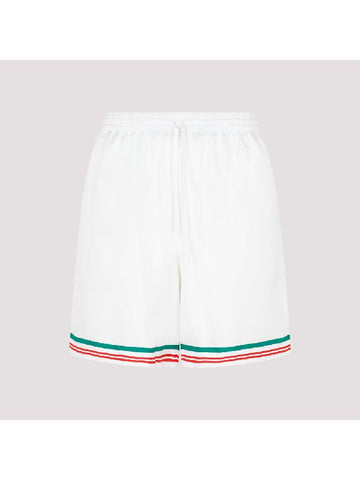 Casablanca Silk Twill Shorts