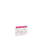 LV x Takashi Murakami Card Holder White Multicolored