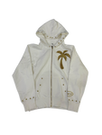 Root of Evil Diamond Palm Tree Hoodie Gold
