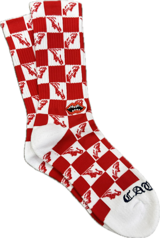 Chrome Hearts x Matty Boy 99 Socks Red