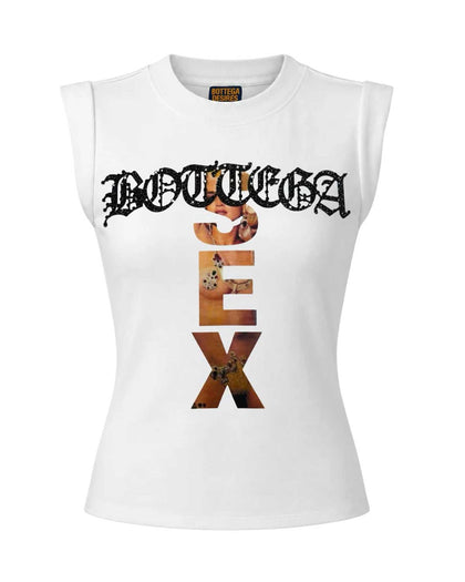 BOTTEGA DESIRES WOMEN’S MADONNA TEE WHITE