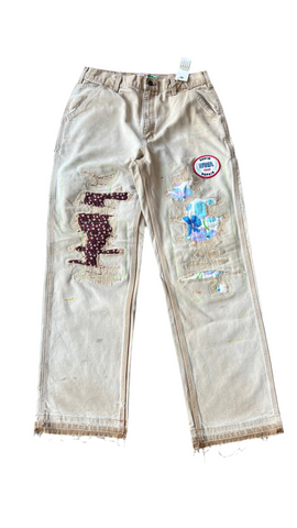 BETTER WITH AGE WINSLOW SINGLE-KNEE REPAIR TROUSER - MULTI