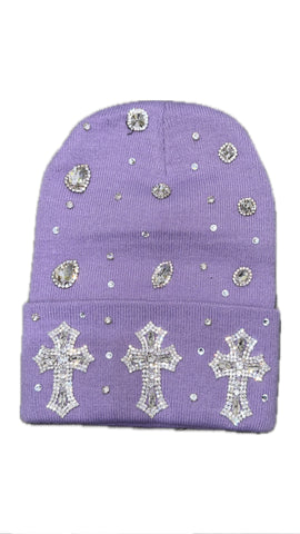 Billionaire Dreams Folded Beanie Purple