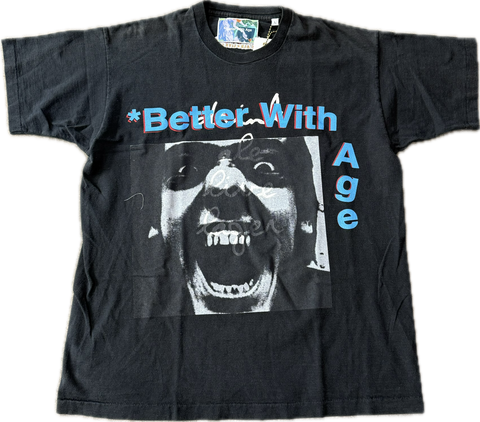 Better With Age The Fake Tee Black