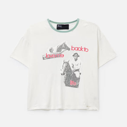 Paly Back To Life Ringer Tee