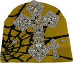Billionaire Dreams Spider Web Beanie Yellow/Black