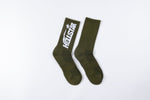 Hellstar Logo Socks Earth Green