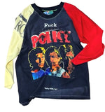 BETTER WITH AGE F THE POLICE TEE LONG SLEEVE  - BLACK