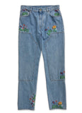 Louis Vuitton   Embroidered Flower Carpenter Pants
