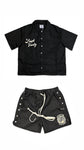 Saint Vanity Nylon Set Black