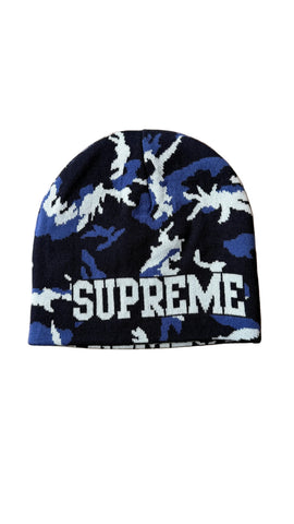 Supreme Beanie Camo Blue – Sneaker Buyers