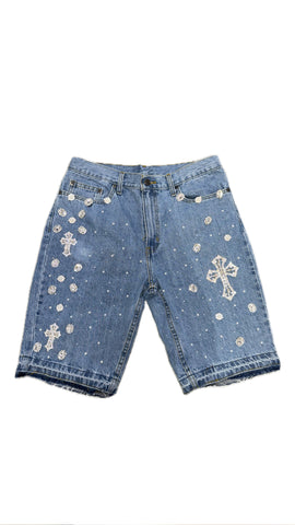Billionaire Dreams Shorts Light Blue
