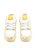 LV x Yayoi Kusama Trainer White Yellow