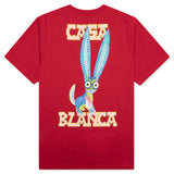 CASABLANCA SOUVENIR T-SHIRT - RED