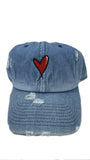 DWUL HEART JEAN HAT