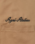 Agni Atelier Mechanic Dark Khaki Shirt