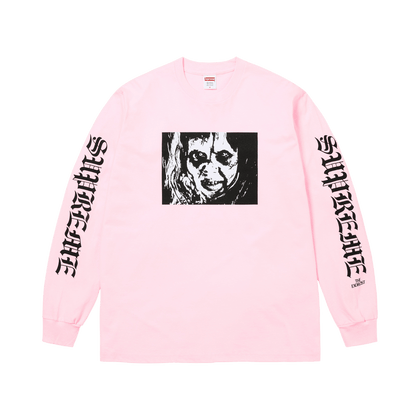 Supreme x The Exorcist Mother Long-Sleeve Tee 'Light Pink'